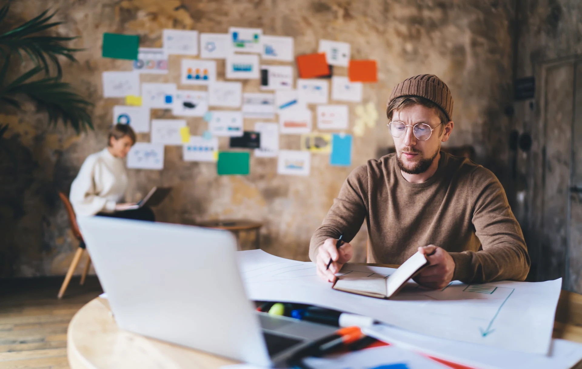 Limited company director at work